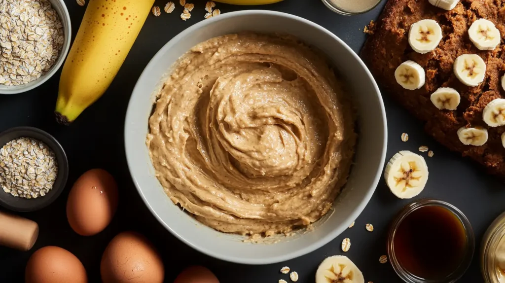 Preparing Gluten-Free Banana Bread Batter